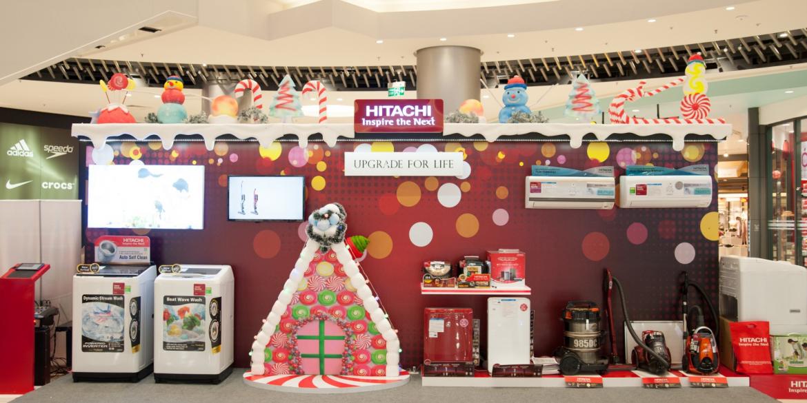 Hitachi Christmas at Aeon Mall Long Biên