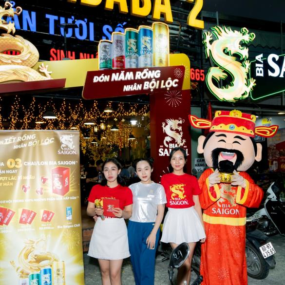 BIA SAIGON TẾT OUTLET ACTIVATION